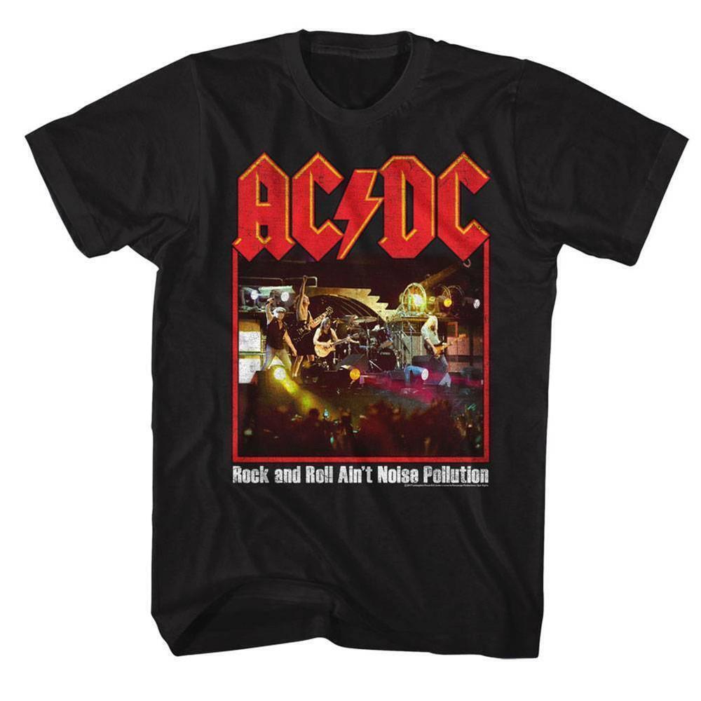 Acdc Noise Pollution Black Adult T Shirt